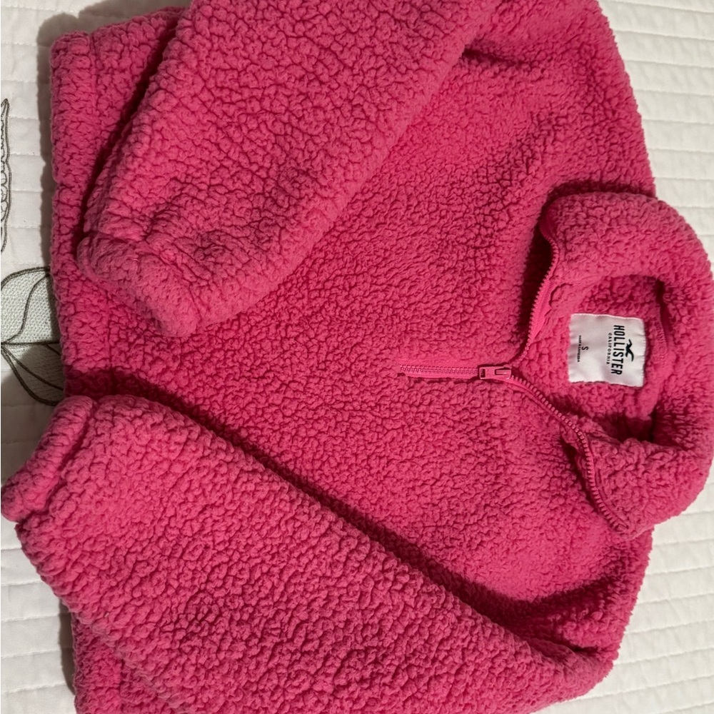 Hollister Pink Fleece Pullover